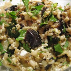 Barley Salad W Grilled Vegetables And Feta recipe