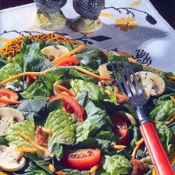 Greens With Hot Bacon Dressing recipe
