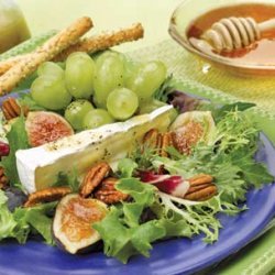 Brie Or Camembert Grape Salad With Honey Vinaigret... recipe