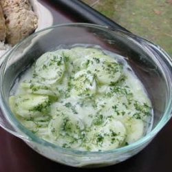 Cucumbers In Sour Cream recipe