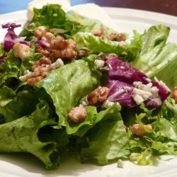Spring Salad With Gorgonzola And Candied Walnuts recipe