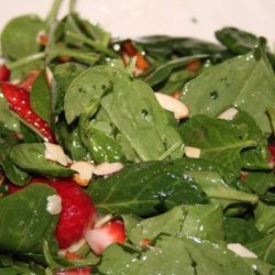 Spicy Spinach Salad With Chocolate Dressing recipe