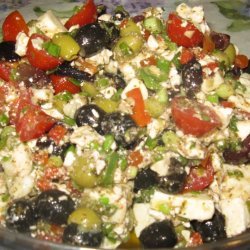 Tomato Olive Feta  Salad recipe