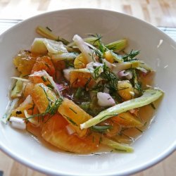 Summertime Peach And Fennel Salad recipe