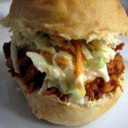 Crock Pot Pulled Pork And Coleslaw Sandwiches recipe