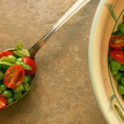 Cold Pea And Tomato Salad recipe