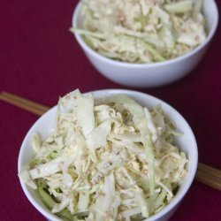Miso Dressed Cabbage Slaw recipe