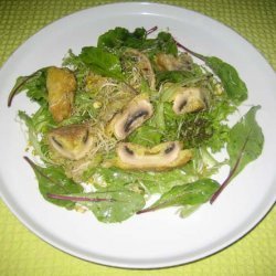 Pick-me-up Mushroom Fritatta Salad recipe