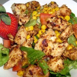 Sweet Mustard Chicken Dinner Salad recipe