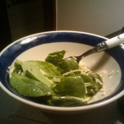 Spinach Parmesan Salad recipe