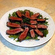 Tagliata Steak On Arugula Salad recipe