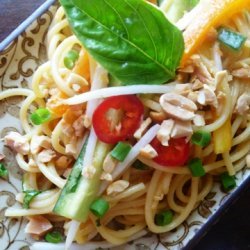 Spicy Peanut Noodle Salad recipe