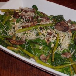 Winter Asparagus Salad With Warm Tangerine Dressin... recipe