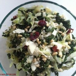 Jeweled Kale And Cabbage Salad recipe