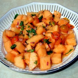 Cantaloupe And Tomato Salad recipe