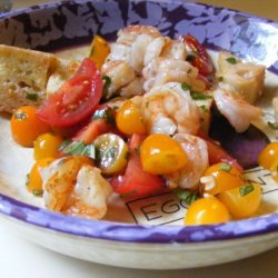 Grilled Shrimp Panzanella Salad recipe