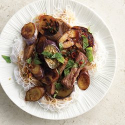 Eggplant and Beef Stir-Fry recipe
