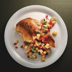Pineapple-Glazed Chicken with Jalapeño Salsa recipe