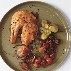 Chicken with Roasted Grapes and Shallots recipe