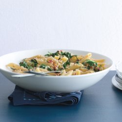 Penne with Sun-Dried Tomatoes and Arugula recipe