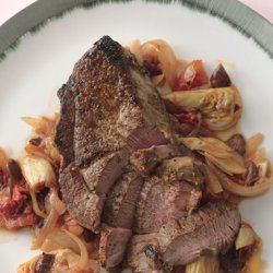 Mediterranean Grilled Lamb Steaks recipe