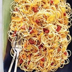Rosemary Apricot Spaghettini recipe