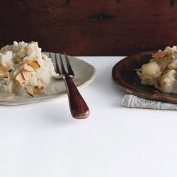 Cauliflower Risotto with Brie and Almonds recipe