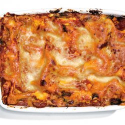 Quick Sausage and Mushroom Lasagna recipe