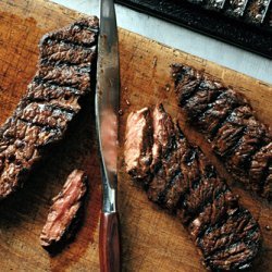 Grilled Marinated Sirloin Flap Steaks recipe