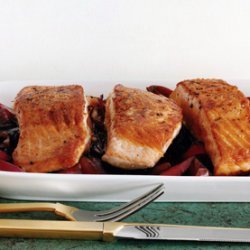 Salmon with Agrodolce Sauce recipe