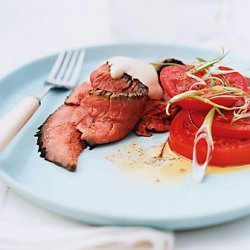 London Broil with Soy Citrus Mayonnaise recipe