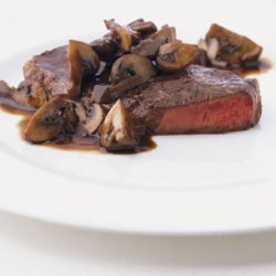 Blade Steaks with Mushrooms recipe