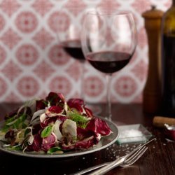 Fennel and Radicchio Salad with Olive Vinaigrette recipe