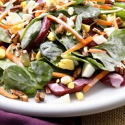 Loaded Spinach Salad recipe
