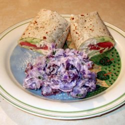 Warm Purple Potato Salad recipe