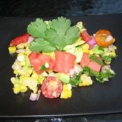 Corn,avocado And Tomato Salad recipe