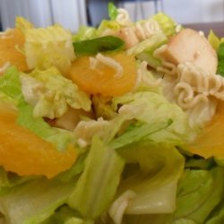 Chopped Romaine, Chicken, And Ramen Noodle Salad recipe