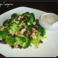 Broccoli Salad With Sesame Dressing And Cashews recipe