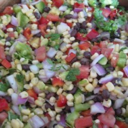 Corn, Black Bean, And Avocado Salad recipe