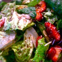 Balsamic Maple Salad With Strawberries recipe