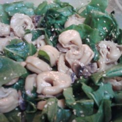Tortellini Spinach And Sesame Salad recipe