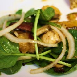 Spinach Salad With Champagne Vinegar Dressing recipe