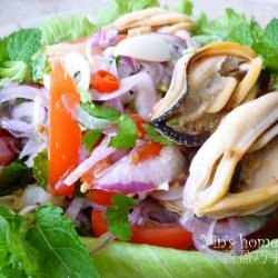 Thai Mussel Salad (yum Hoi Mang Pu ) recipe