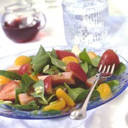Turkey Spinach Salad With Currant Dressing recipe