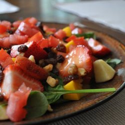 Garden Fruit Spinach Salad recipe