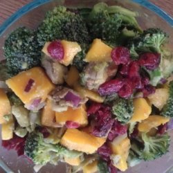Avocado Mango Broccoli Salad recipe