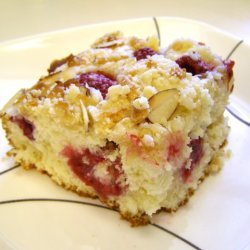 Raspberry Marzipan Coffee Cake recipe