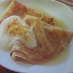 Gingerbread Crepes With Maple Cream recipe