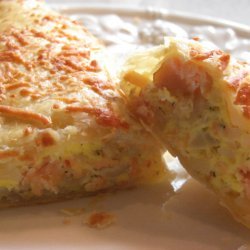 Smoked Salmon In Puff Pastry recipe