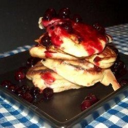 Ricotta Pancakes With Blueberry Compote recipe